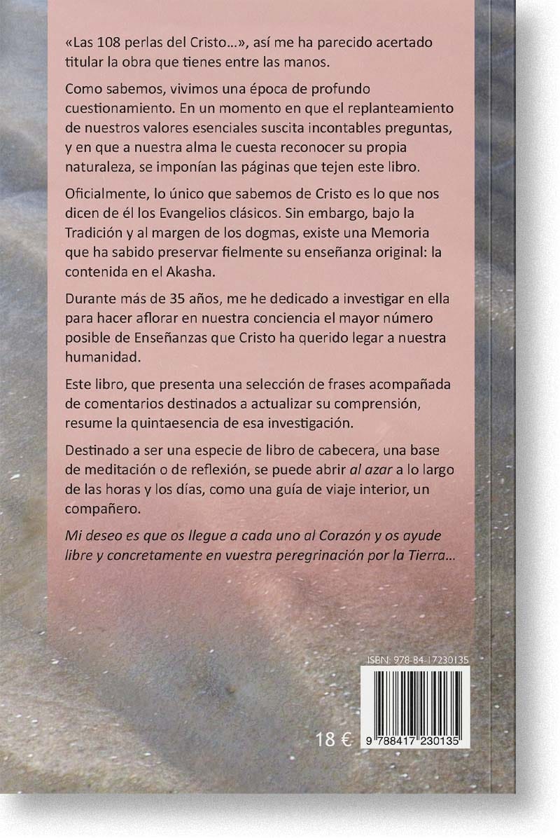 Contraportada del libro 108 Perlas del Cristo