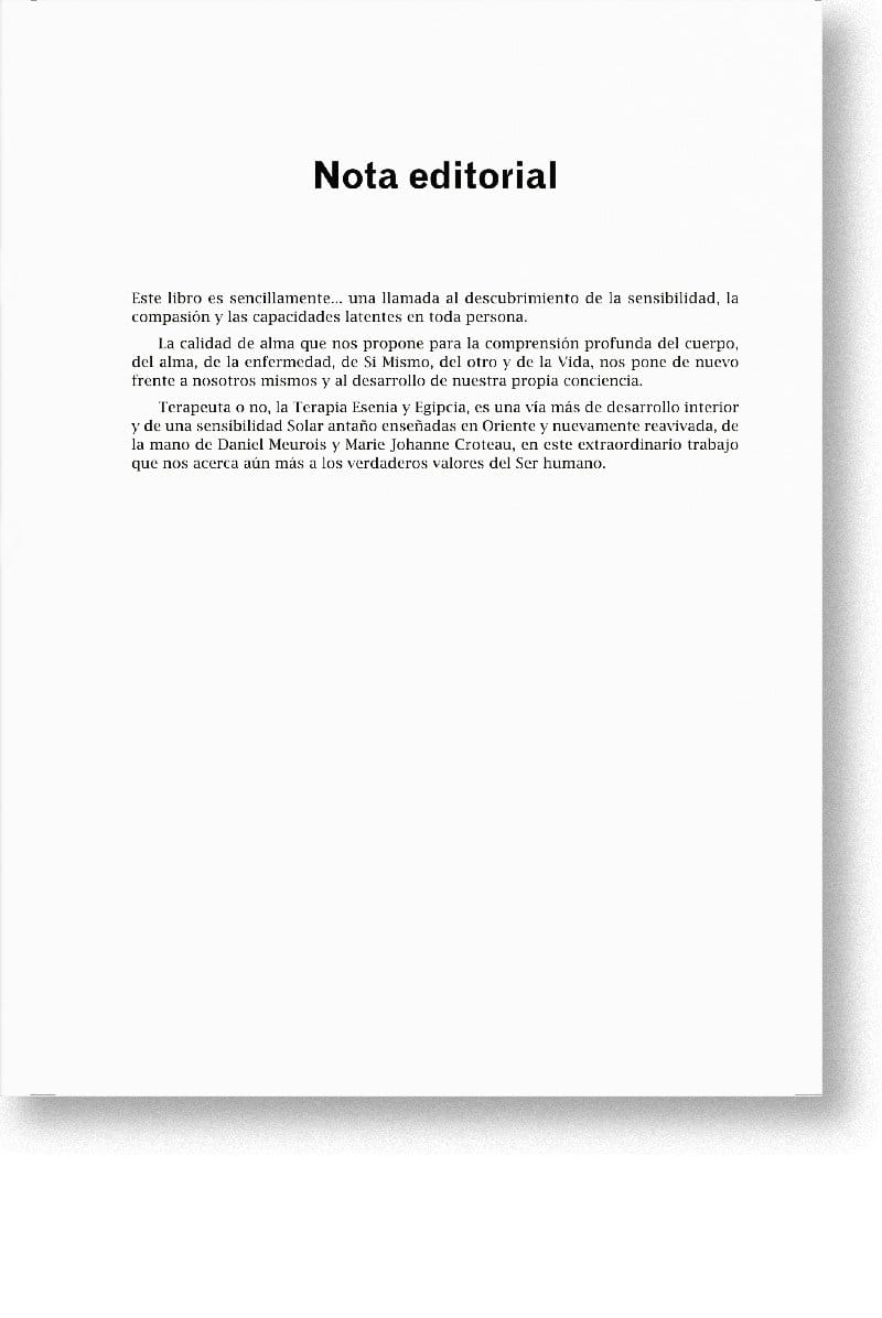 El Nuevo Gran Libro de las Terapias Esenias y Egipcias