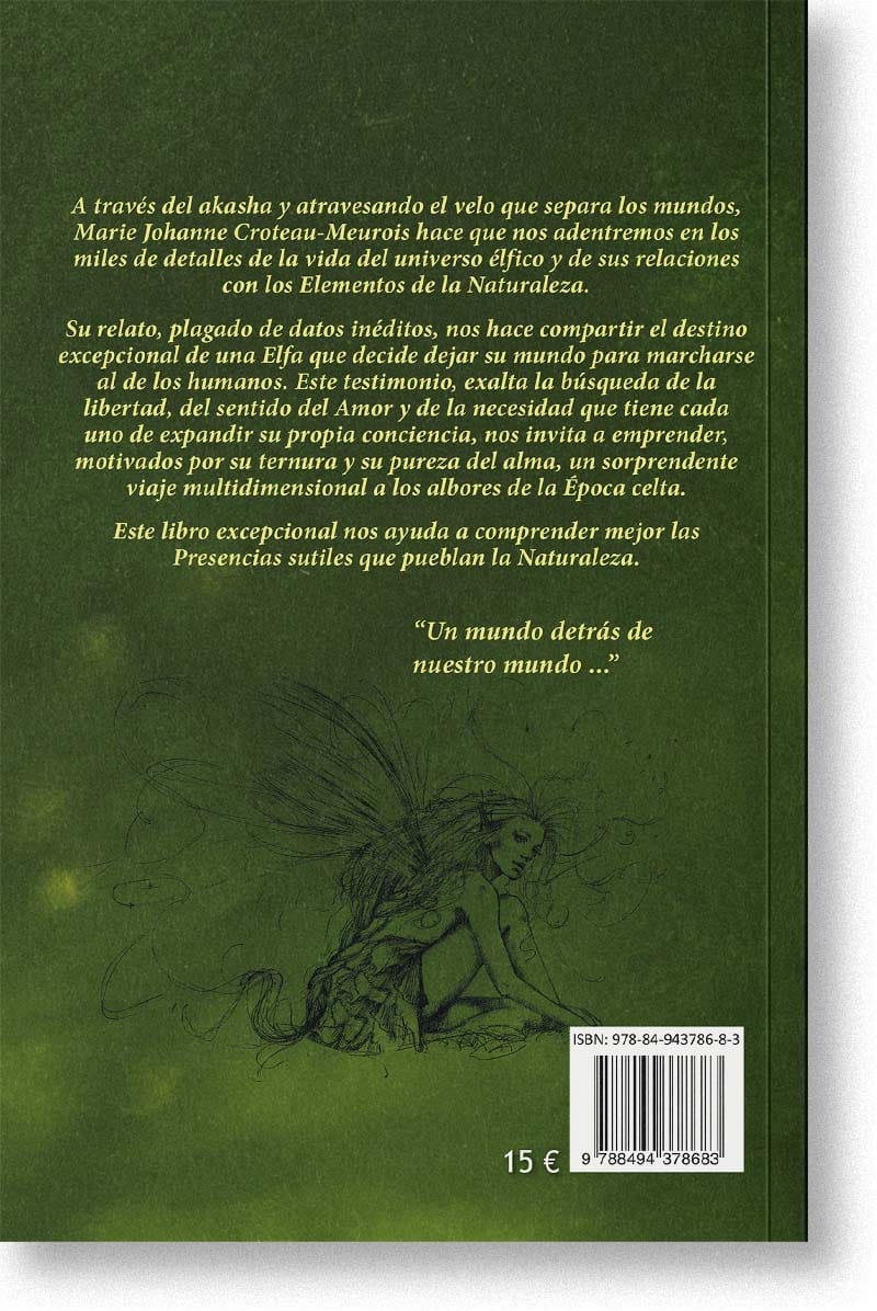 Contraportada del libro El Umbral de los Elfos